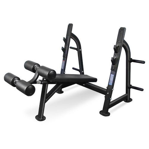 BRONZE GYM BR-1013 Скамья для жима с отрицательным наклоном 