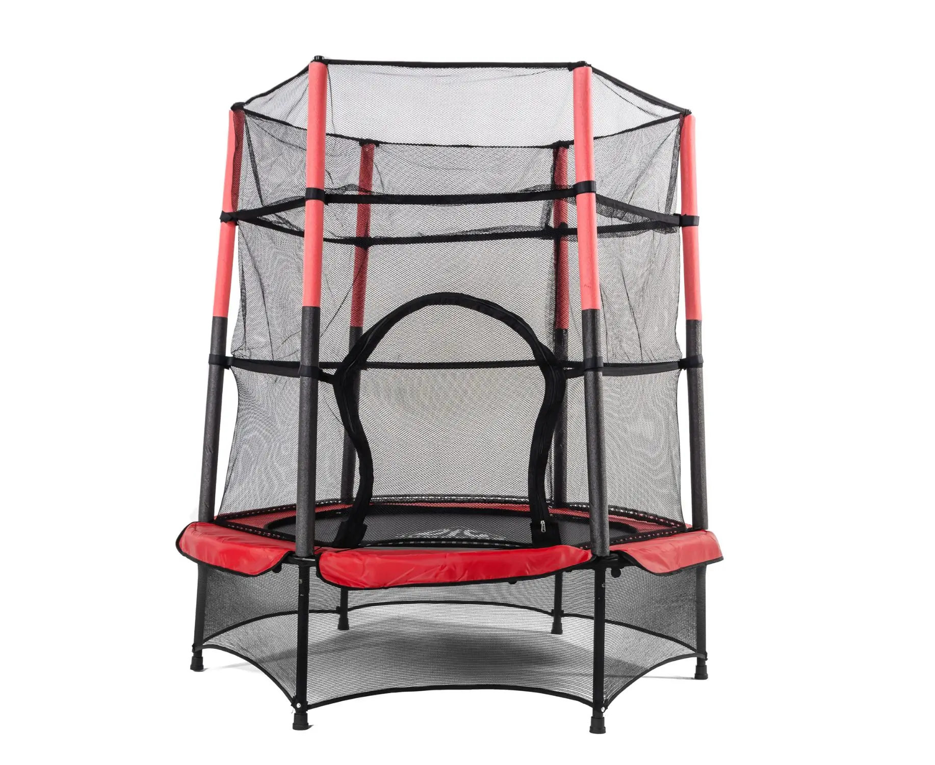 Батут DFC JUMP KIDS 55'' красно-серый