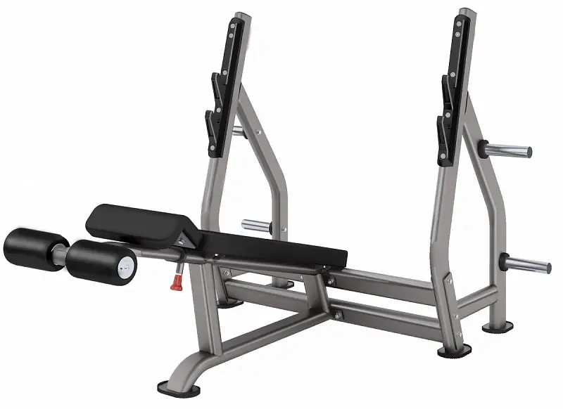 Олимпийская скамья с отрицательным наклоном для жима Smith DR006B 