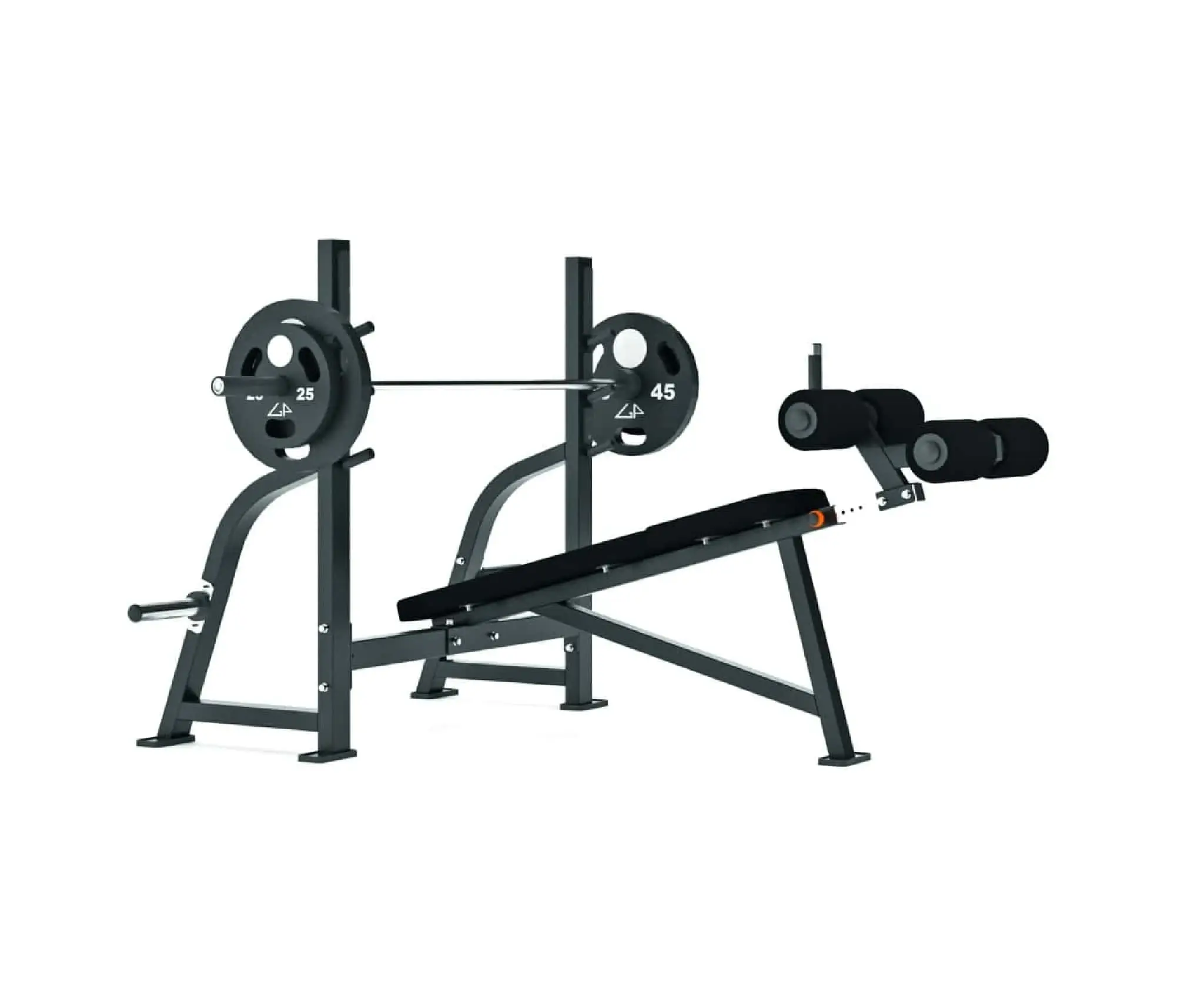 Олимпийская скамья с отрицательным наклоном Matrix G1 