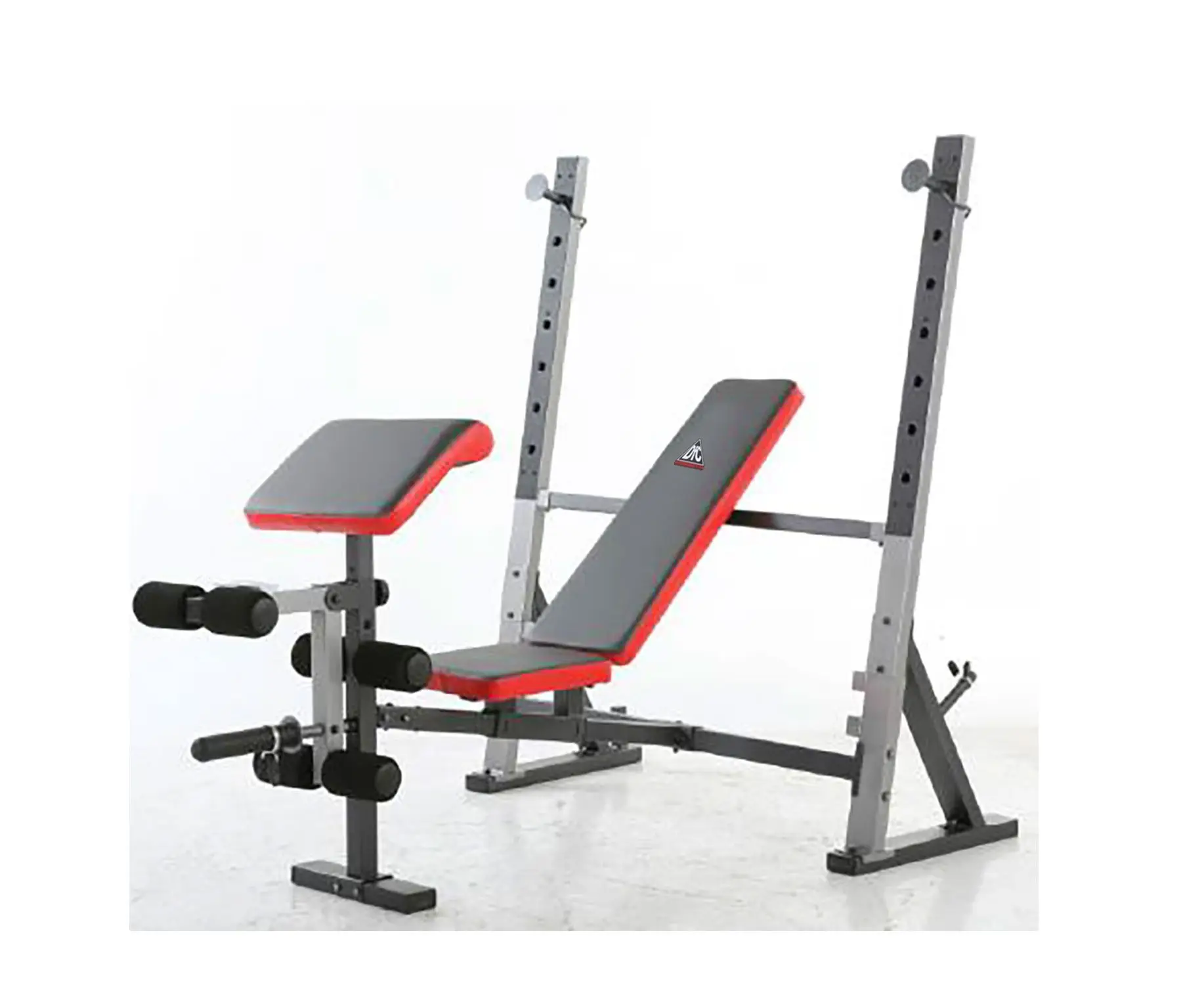 Скамья со стойками под штангу DFC D1066 