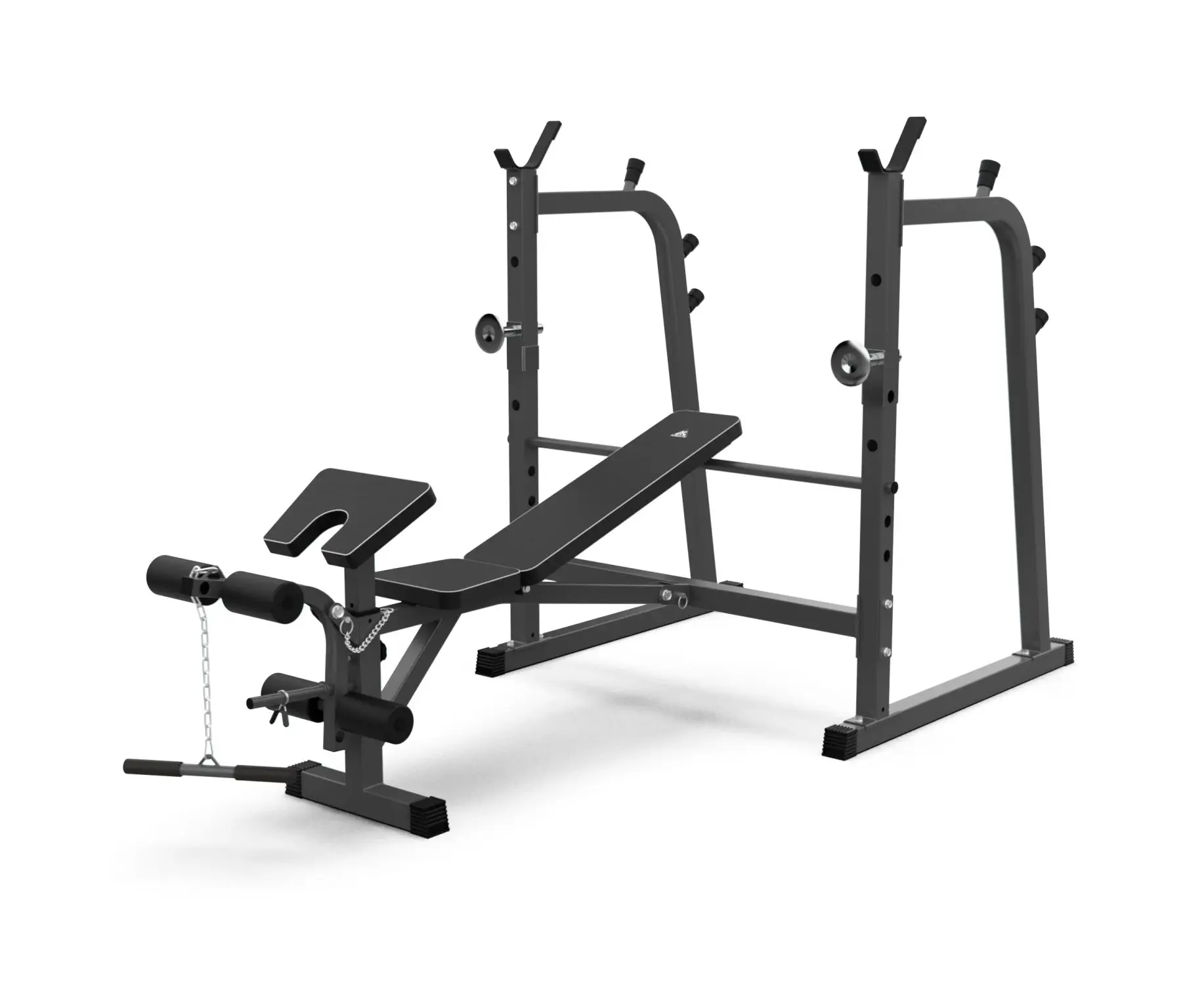 Скамья со стойками под штангу DFC D709 