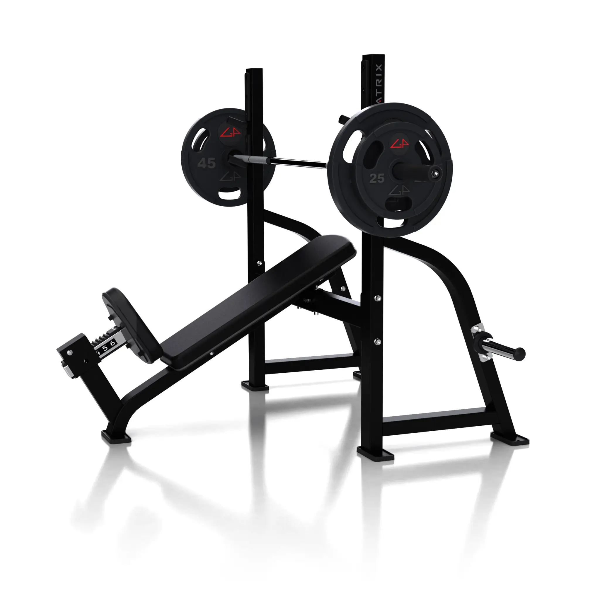 Олимпийская скамья с положительным наклоном Matrix G1 