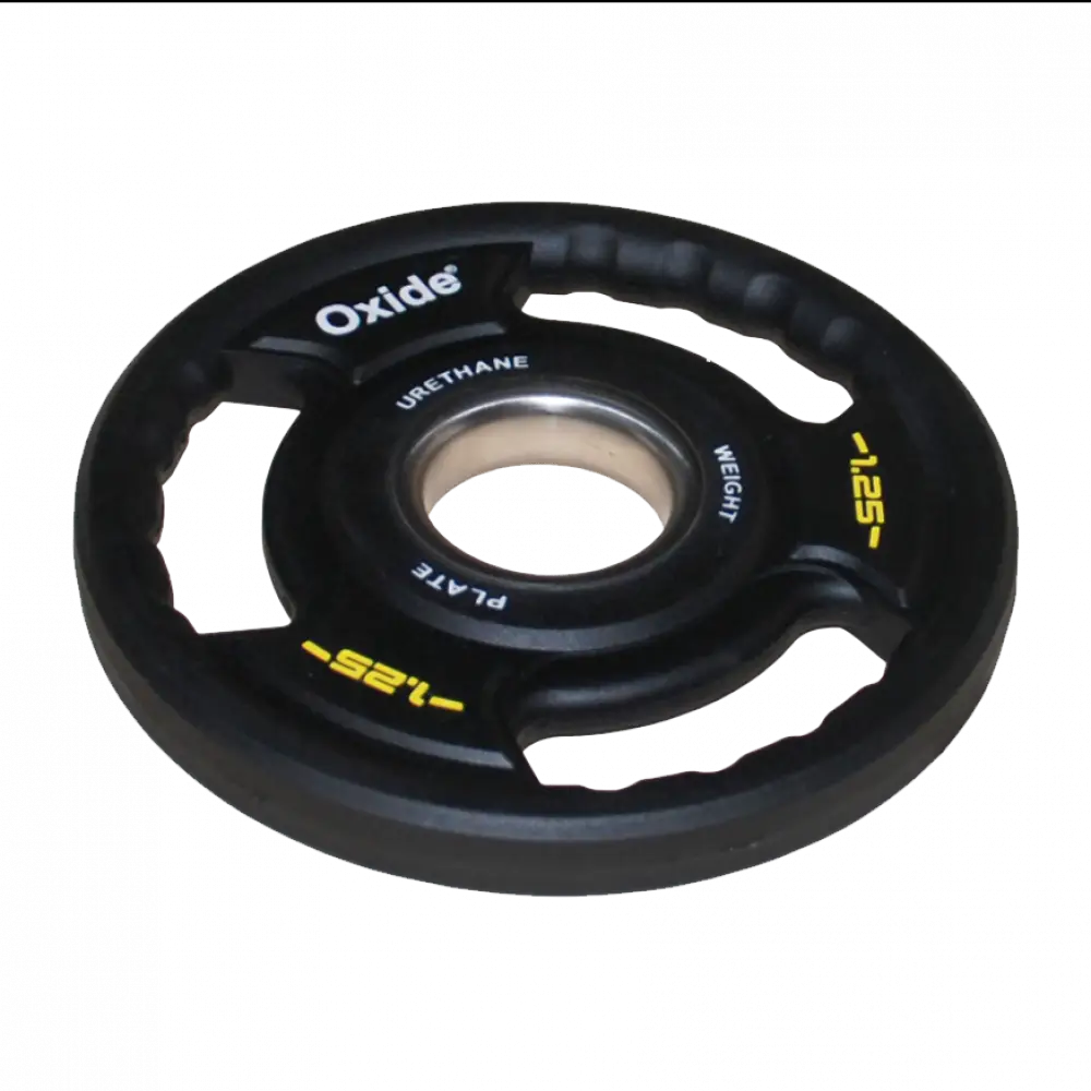 Черный олимпийский полиуретановый диск 1,25 кг